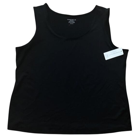 Charter Club Tops - NWT Charter Club Black Camisole Women's XL